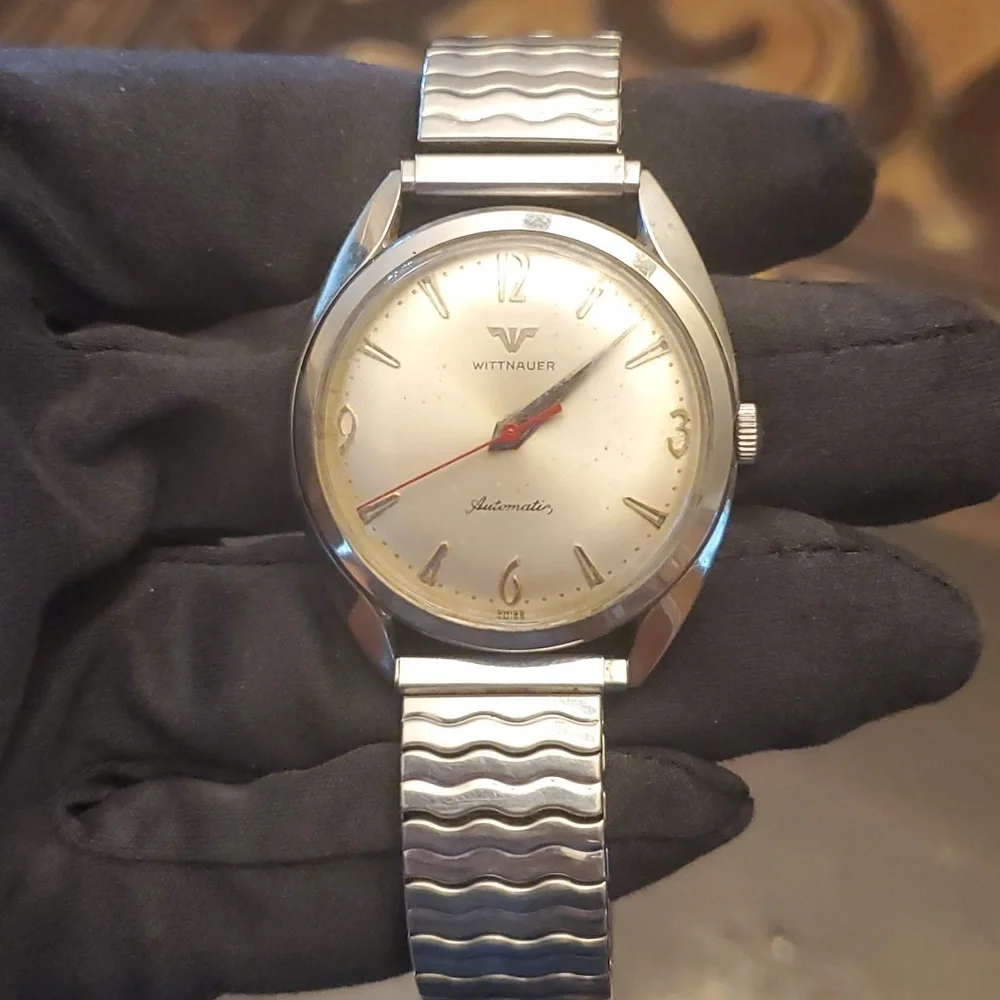 VINTAGE 1950's Wittnauer Mens Automatic watch timepiece